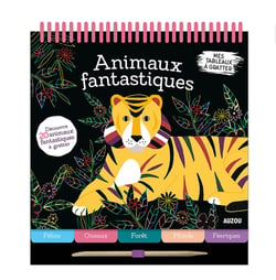 Mes tableaux à gratter : animaux fantastiques