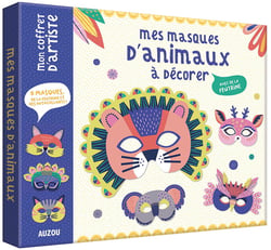 Mon coffret d'artiste - Mes masques d'animaux à décorer