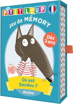 P'tit Loup : jeu de mémory - où est doudou ?