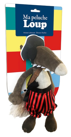 Ma peluche Loup pirate