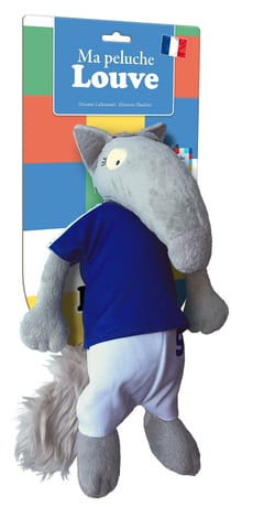 Ma peluche Louve foot