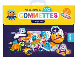 Ma pochette de 100 gommettes - L'espace