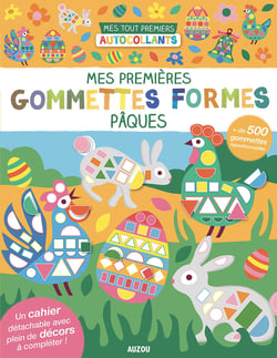 Mes premières gommettes formes Pâques