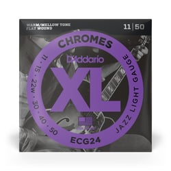 D'Addario XL - Cordes pour guitare - acier inoxydable - light, .011 / .015 / .022w / .030 / .040 / .050