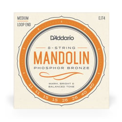 D'Addario J74 - Cordes pour mandoline