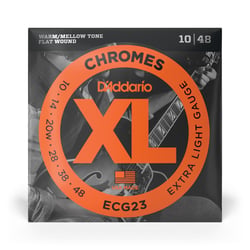 D'Addario ECG23 - Cordes à filet plat pour guitare électrique D'Addario
