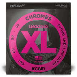 Cordes pour basse - D'Addario Light 45-100 cordes