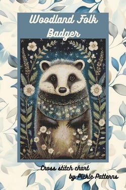 Woodland Folk -Badger - Woodland Folk Cross Stitch