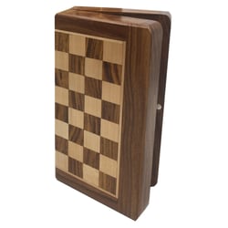 Echiquier pliant 35cm roi 76mm - Jeu de société à deux - Echecs - Wilson Jeux