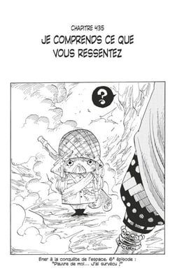 One Piece édition originale - Chapitre 435 - Je comprends ce que vous ressentez