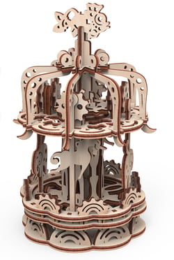 Puzzle 3D - Carrousel petit modèle - Mr Playwood