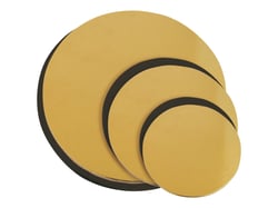 Lot de 6 supports à gâteau ScrapCooking® - Or et noir