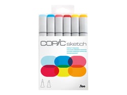 Set 6 Copic Sketch - Couleurs primaires