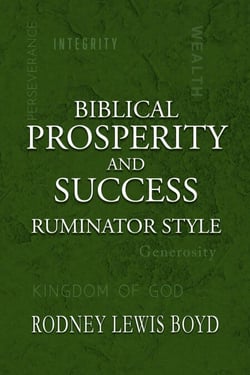 Biblical Prosperity and Success Ruminator Style - The Success Series, #2