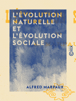 L'Évolution naturelle et l'Évolution sociale