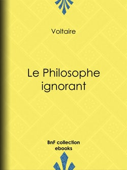 Le Philosophe ignorant