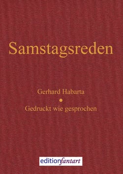 Samstagsreden - Gedruckt wie gesprochen
