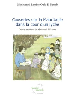 Causeries sur la Mauritanie dans la cour d'un lycée - Dessins et scènes de Mohamed El Hacen