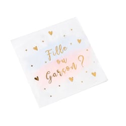 16 Serviettes - Naissance - 33 x 33 cm