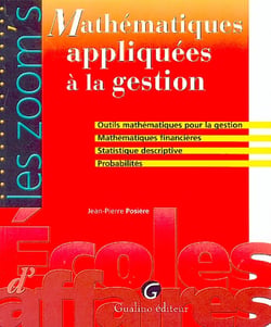 Mathématiques appliquées à la gestion