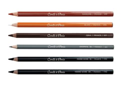 6 crayons esquisse - Conté