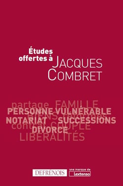 Études offertes à Jacques Combret