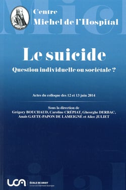 Le suicide - question individuelle opu sociétale ?