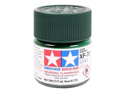 Mini pot de peinture acrylique 10 ml pour maquette T2M - XF70 vert foncé 81770