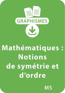 Graphismes et mathématiques - MS - Première approche des notions de symétrie et d'ordre - Une série de 4 fiches à télécharger
