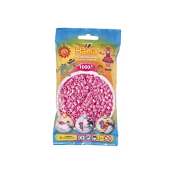 Sachet de perles Hama - 5 mm - rose pastel - 1000 perles