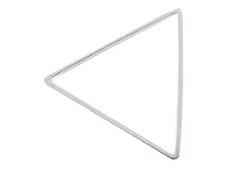 6 assortiment pendentifs triangles  Créalia - Argenté
