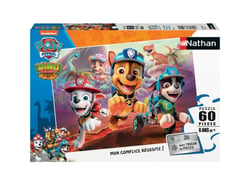Nathan Puzzle 60 pièces - La Pat’Patrouille à la rescousse des dinosaures