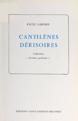 Cantilènes dérisoires