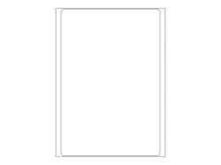 32 étiquettes blanches - 100x149mm