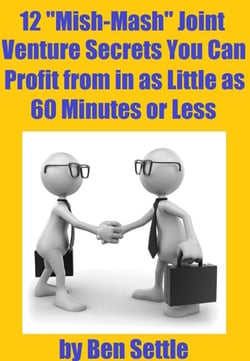 12 “Mish-Mash” Joint Venture Secrets You Can Profit From In As Little As 60 Minutes Or Less