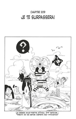 One Piece édition originale - Chapitre 209 - Je te surpasserai
