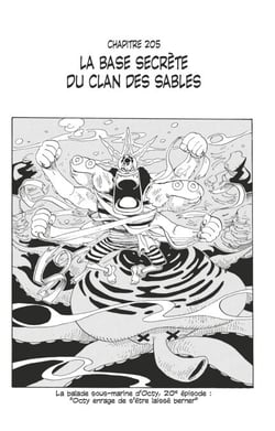 One Piece édition originale - Chapitre 205 - La base secrète du clan des sables
