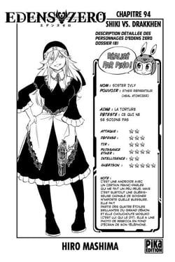 Edens Zero Chapitre 094 - Shiki vs. Drakkhen