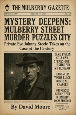 Johnny Steele and the Mulberry Street Mystery - The Detective Johnny Steele Mysteries, #1