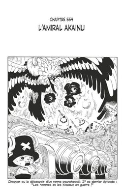 One Piece édition originale - Chapitre 554 - L'amiral Akainu
