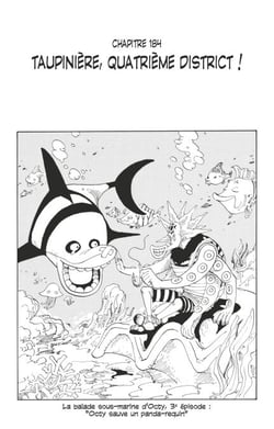 One Piece édition originale - Chapitre 184 - Taupinière, quatrième district !