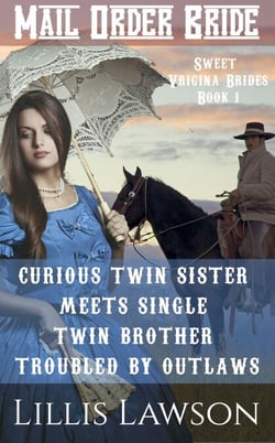 Curious Twin Sister Meets Single Twin Brother Troubled By Outlaws - Sweet Virginia Brides Looking For Sweet Frontier Love, #1