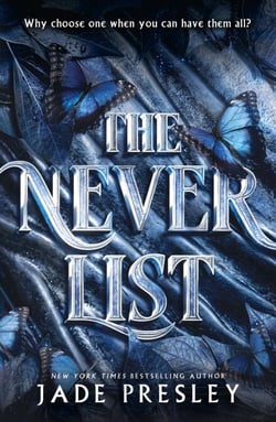 The Never List - a steamy, why-choose romantasy perfect for fans of Blood of Hercules, Bonded by Thorns and From Blood and Ash