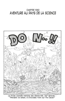 One Piece édition originale - Chapitre 1062 - Aventure au pays de la science
