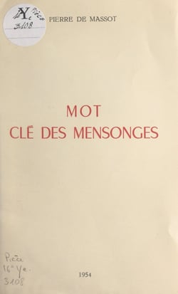 Mot clé des mensonges
