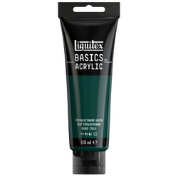 Tube 118 ml de peinture acrylique Liquitex - Basics - vert phtalocyanine