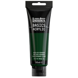 Tube 118 ml de peinture acrylique Liquitex - Basics - vert foncé