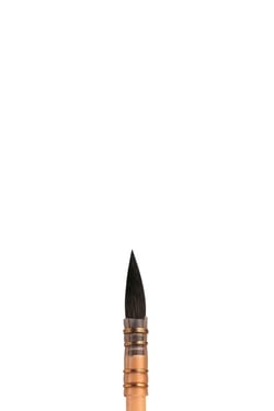 Pinceau aquarelle à lavis pointu pur petit-gris n°00