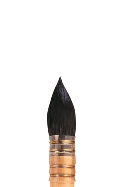 Pinceau aquarelle à lavis pointu pur petit-gris n°8