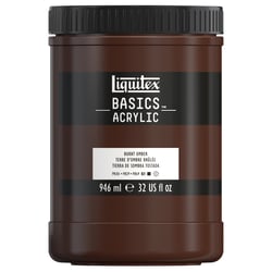 Acrylique Liquitex Basics - 946 ml - terre d'ombre brûlée